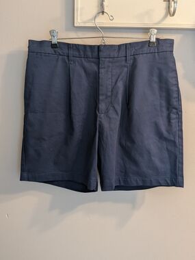 Goodfellow & Co Navy Flat-Front Shorts